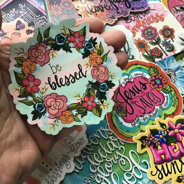 Be Blessed, 3 inch Vinyl MAGNET - Image 5