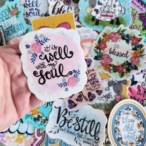 It is Well with My Soul, Vinyl Sticker - Image 5