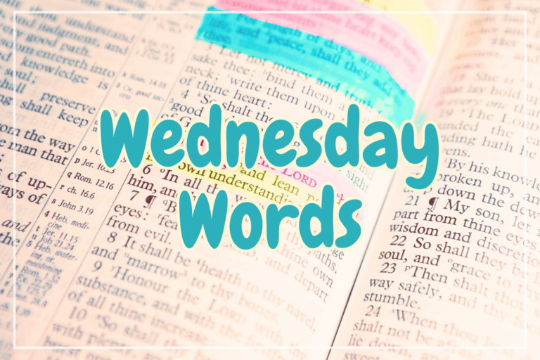 Wednesday Words